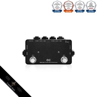 ONE CONTROL One Control Minimal Series Black Loop with BJF BJF BUFFER / 2 Loop