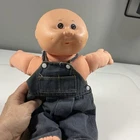 Cabbage Patch Kid 1978 1982 Boy Bald Brown Eye 14” Vintage