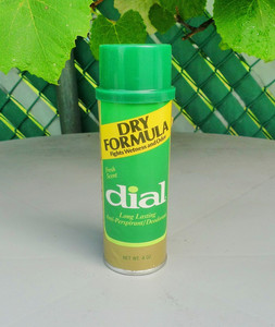 Vintage 1970s Unused Dial Dry Formula Antiperspirant Deodorant Aerosol Spray Can