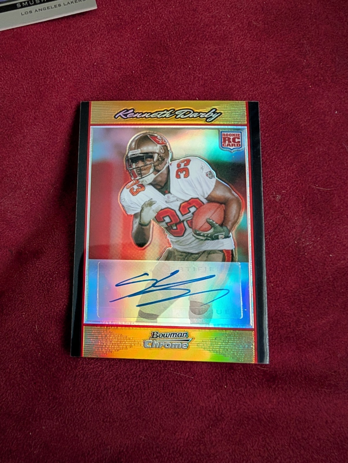 Kenneth Darby Bowman Chrome #BC100 Gold Refractor-Autograph
