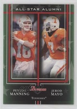 2009 Bowman Draft Picks All-Star Alumni Combos Peyton Manning Jerod Mayo HOF v6g