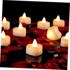 1000 Pieces Artificial Rose 12 Pcs White Candles  1000 Pcs Red-Black Petals