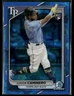 2024 Bowman Chrome Sapphire Junior Caminero RC Rays Rookie #56