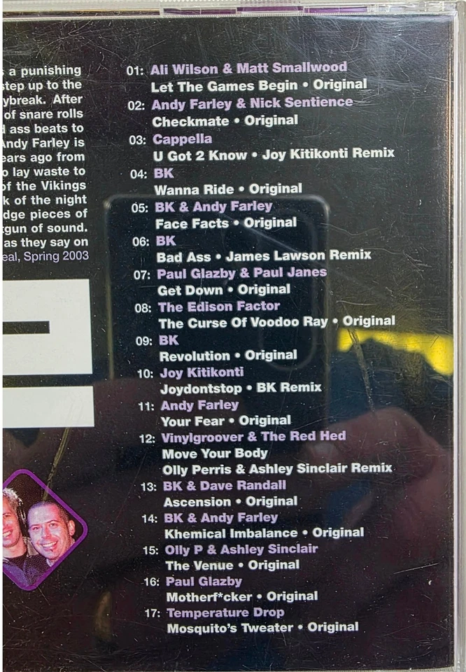 Frantic Residents 02 Mixed Andy Farley CD Album Nukleuz Hard Dance 2003 dance Foto 3 de 4