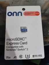 NEW ONN 512 GB MicroSD Express Card - Nintendo Switch 2 - SHIPS FAST