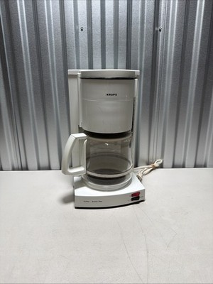 KRUPS Compact Aroma 12 Cup Coffee Maker White Type 134B