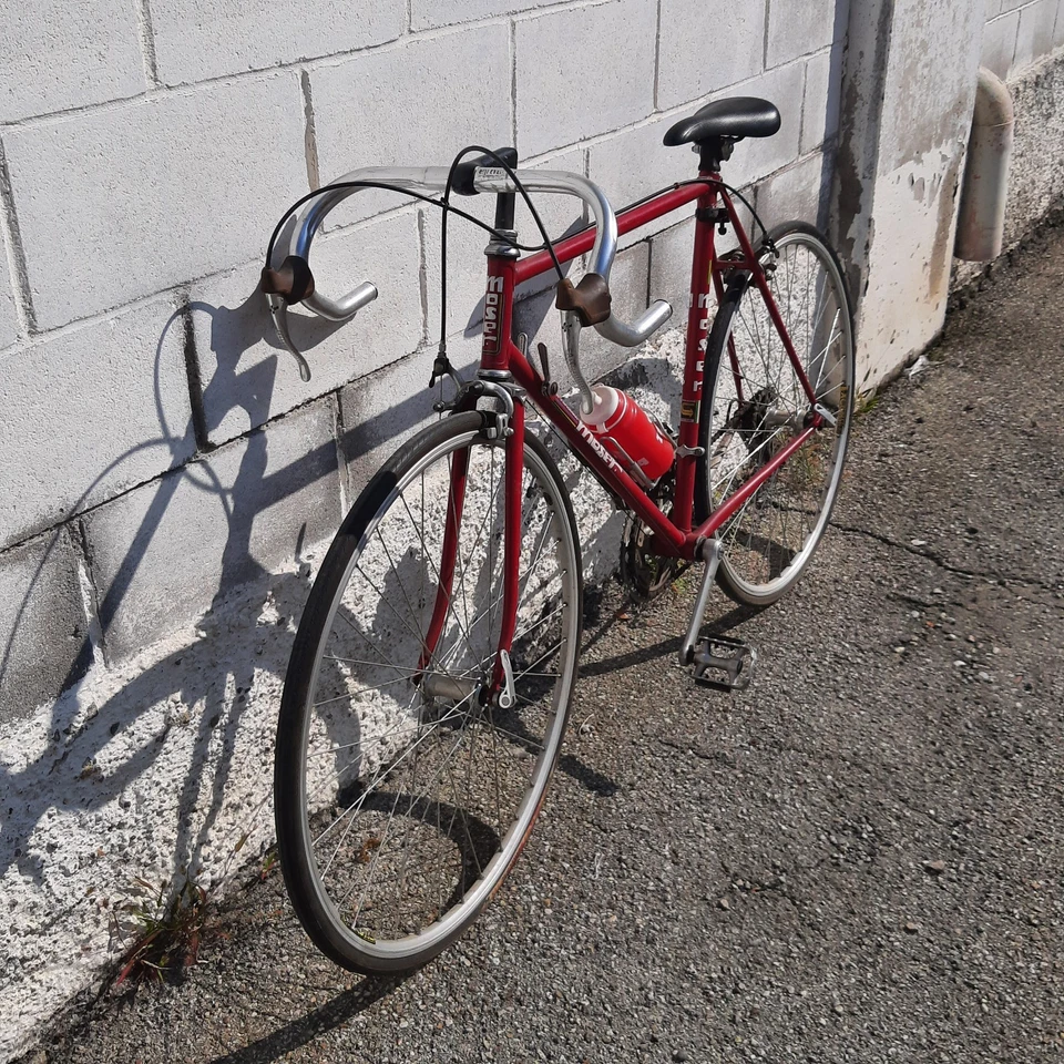 Rennrad Moser Stahl Campagnolo Fahrrad Eroica Rot Vintage Jahre '70 - Bild 4 von 4
