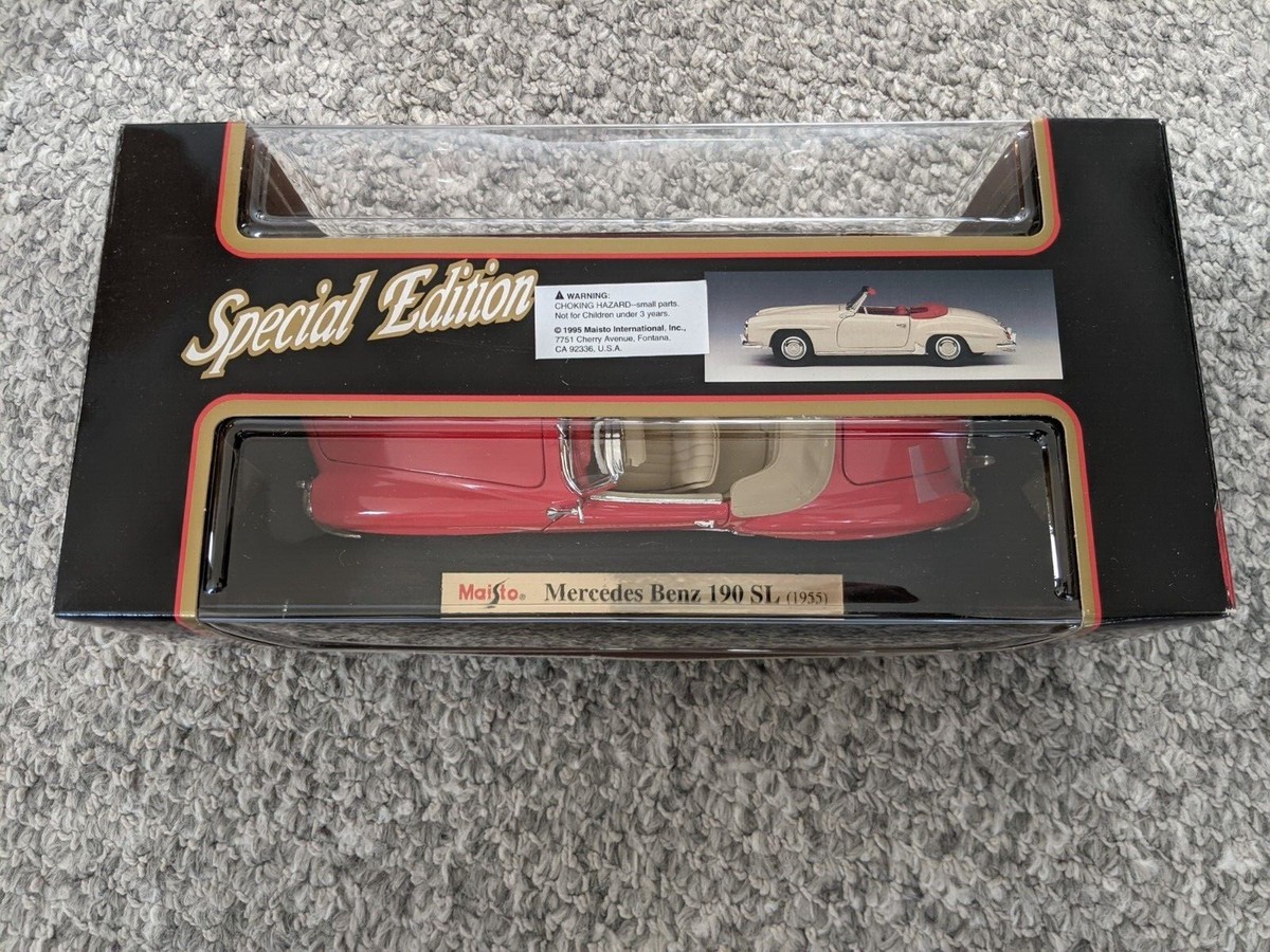 Maisto Mercedes Benz 190SL 1:18 Special Edition (Open Box) | eBay