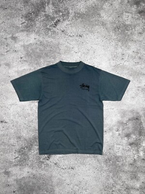 Stussy Vintage T Shirt Y2K Men's L « Fresh Gear » Logo | eBay