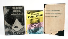 1930 PHOTOGRAPHY DARKROOM BOOKS, SET OF 3