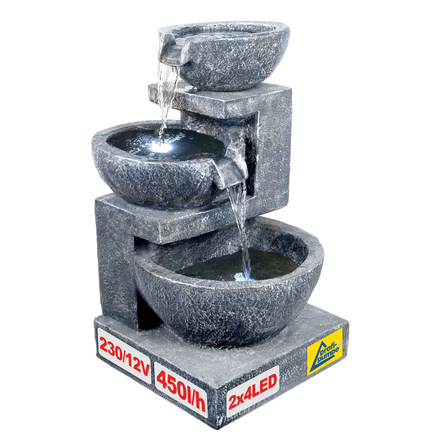 Gartenbrunnen Und Springbrunnen | Beton Steinguß Frostfest