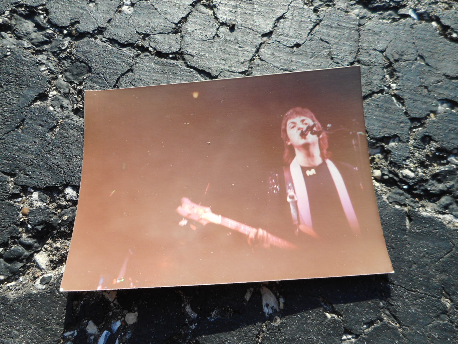 Beatles Paul McCartney w/WINGS Private Snapshot Photo 1976 #24