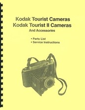 Kodak Tourist, Tourist II Camera Service Repair  Parts Manual Reprint