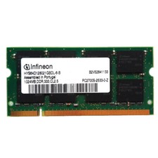 Infineon 1GB SO-DIMM PC-2700 333 MHz DDR SDRAM Memory HYS64D128021EBDL-6-C