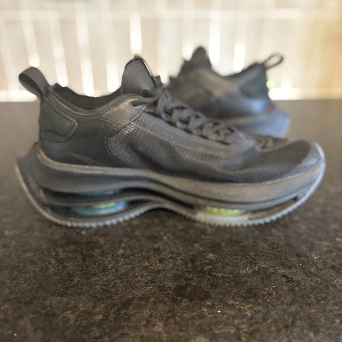 Size 7.5 - Nike Zoom Double Stacked Volt Black W for sale online