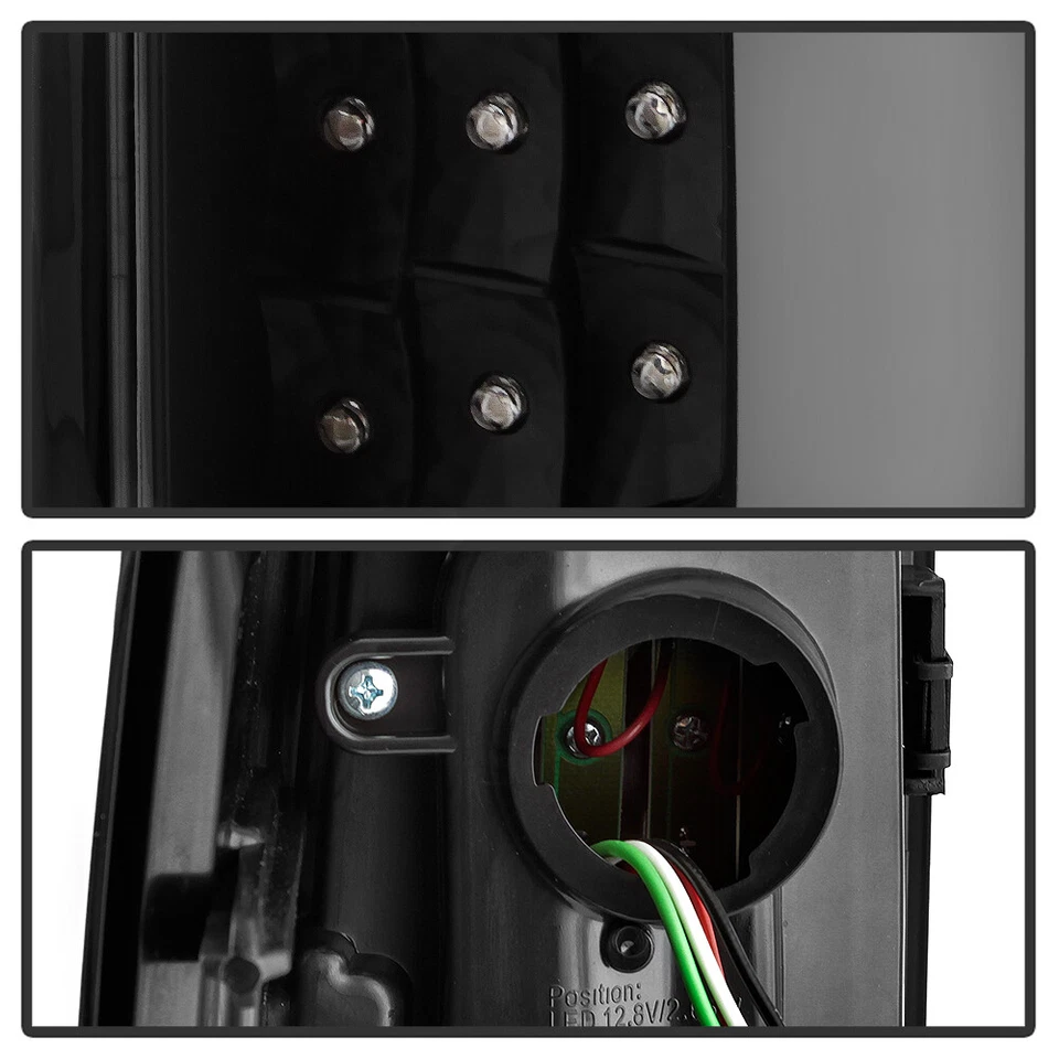 Luces traseras de tubo LED Black Smoke 2004-2012 Chevy Colorado GMC Canyon lámparas de freno Foto 4 de 4