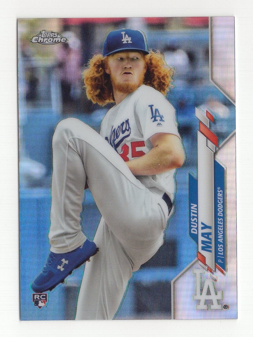 2020 Topps Chrome Refractor #176 Dustin May RC