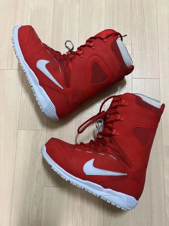 Nike Snowboard Boots Zoom Monster Red 26.5cm US 8.5 Rare Limited