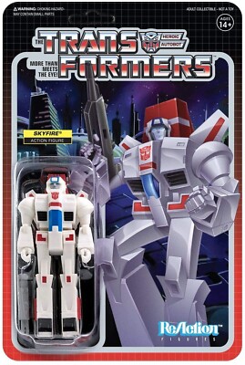 Transformers Reaktion Figur Skyfire Figur Super 7 06788