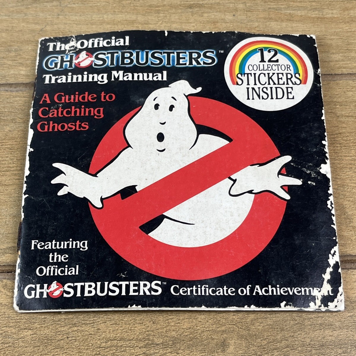 VINTAGE Official Ghostbusters Training Manual Book (No Stickers