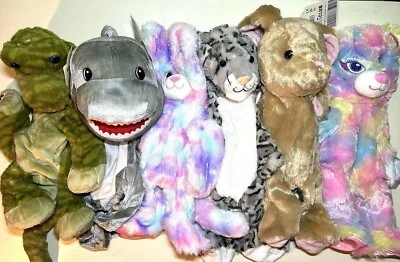 Build-A-Bear UNSTUFFED Plush Animals Bear,Kitty,Shark,Bunny,Dinosaur,Leopard Toy