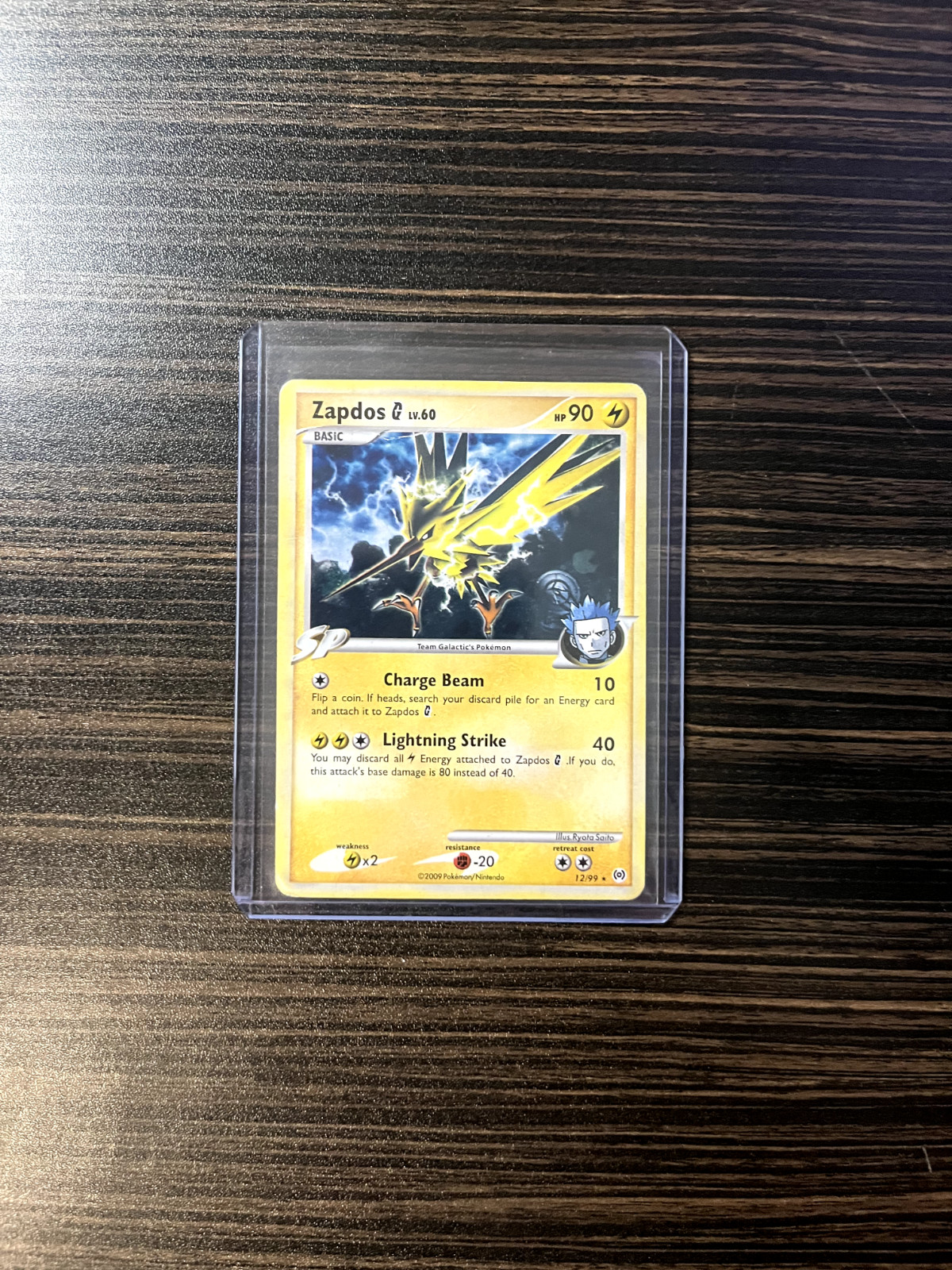 Zapdos G 12/99 Arceus Holo - Mint/Near Mint - Fast Shipping - Team galactic