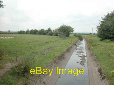 Foto 6x4 Entwässerungskanal Lache Kanal entwässert in Balderton Brook whic c2005