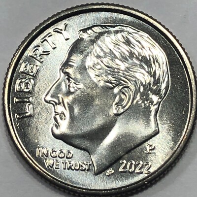 2022 P Roosevelt Dime - Brilliant Uncirculated