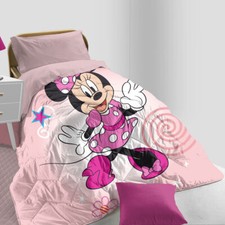 Trapunta Piumone invernale Minnie Disney per letto Singolo AB476