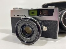 Vintage Petri 7 35mm Camera Color Corrector Super f4.5 Leather Case Untested