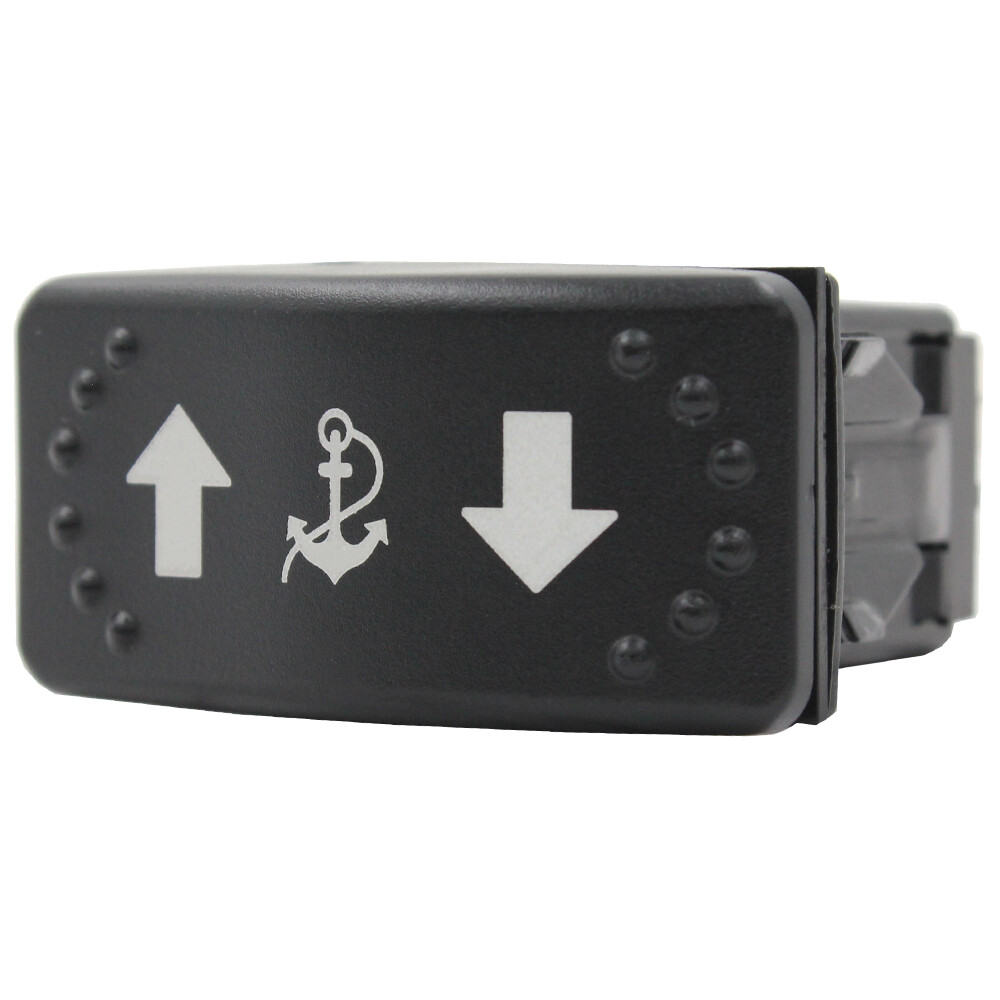 Anchor Up Down Momentary LASER ETCHED Horizontal Rocker Switch NO LED ...