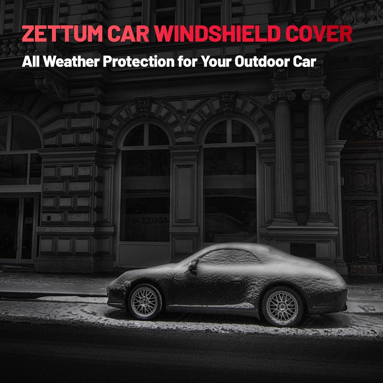 For Chevy Winter Windshield Snow Cover Frost Ice Guard with Side Mirror Cover