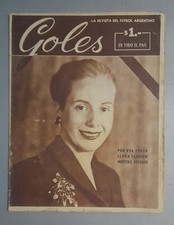 EVITA - EVA PERON Death - Goles Magazine ORIGINAL - Argentina 1952