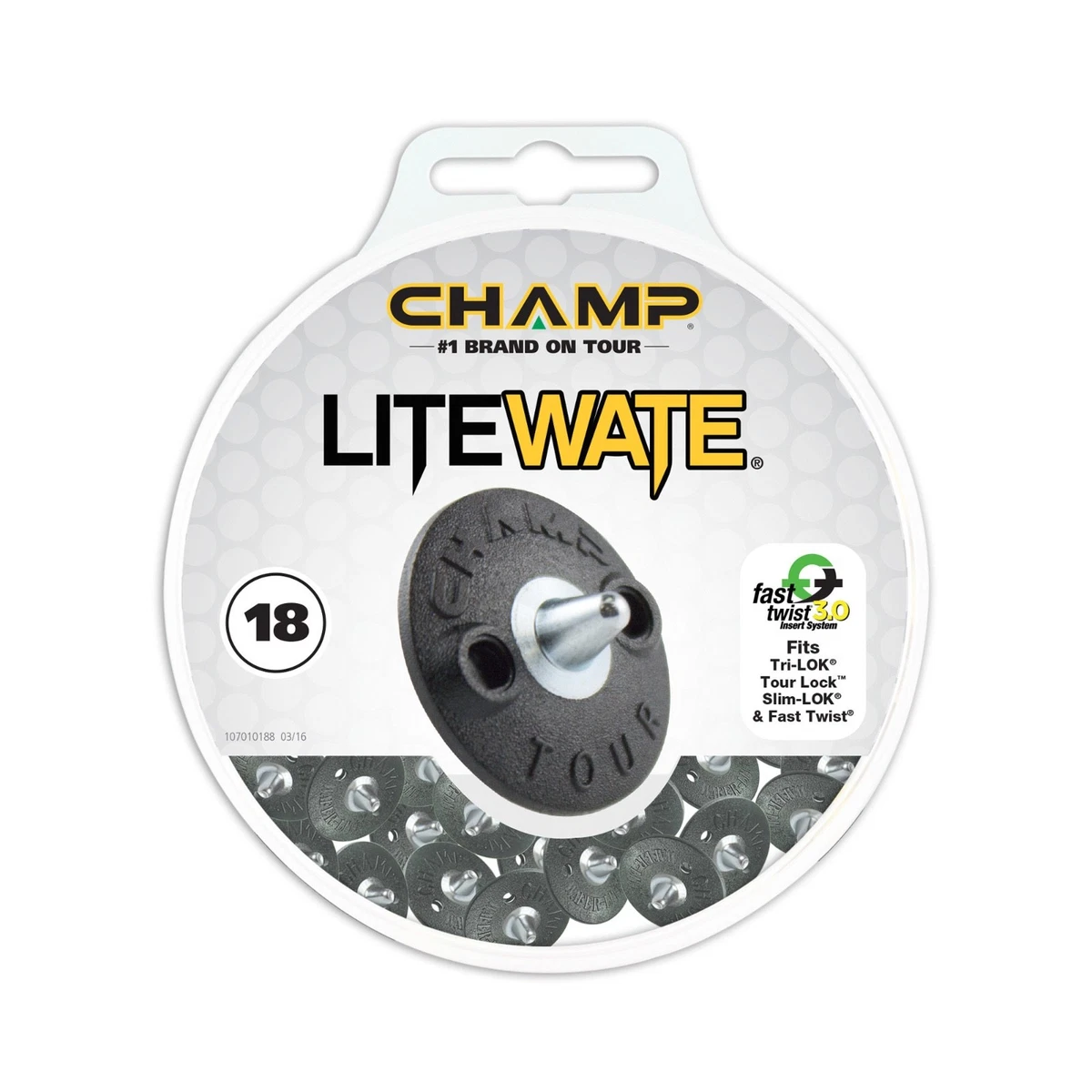 CHAMP Golf Spikes Fast Twist 3.0 Fits Tour Lock Slim Lok READ DESCRIPTION 1st