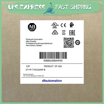 2711P-T15C22A9P-B AB PanelView Expedited Shipping 2711PT15C22A9PB GQP0