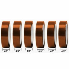 6 Rolls 20mm Tape High Temperature Heat-Resistant Polyimide BGA SMT Soldering