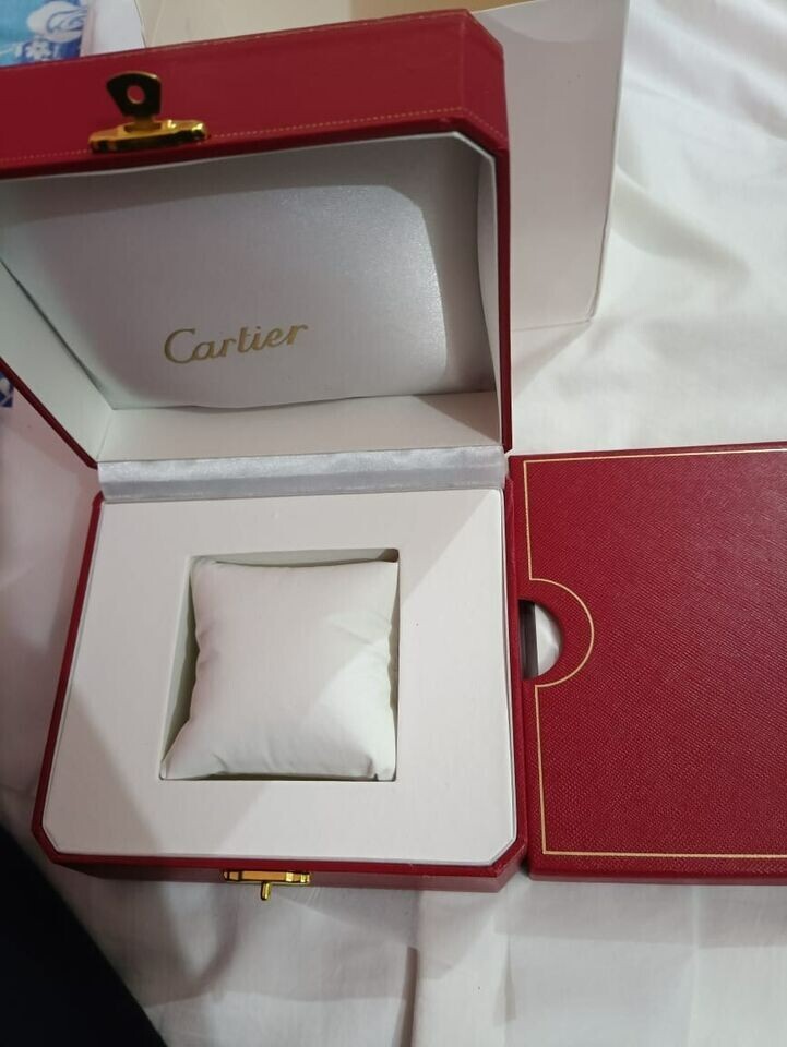 Cartier Wooden White Red Watch Box case Luxury Vintage Watch Box eBay