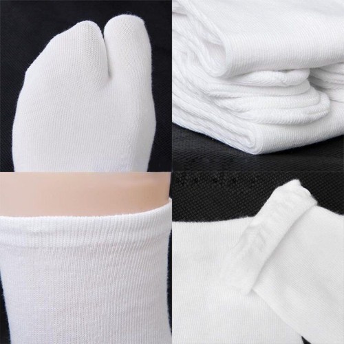 6 Pairs Socks Men Women Kimono Flip-Flop Sandal Split Toe Tabi-Ninja Socks Socks - Picture 2 of 9