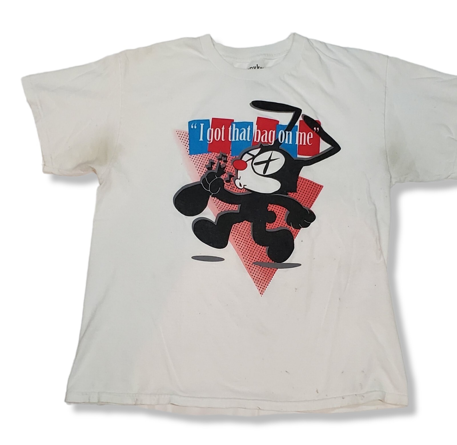 Raggedy Old Felix The Cat TShirt with Stains . . . B… Gem