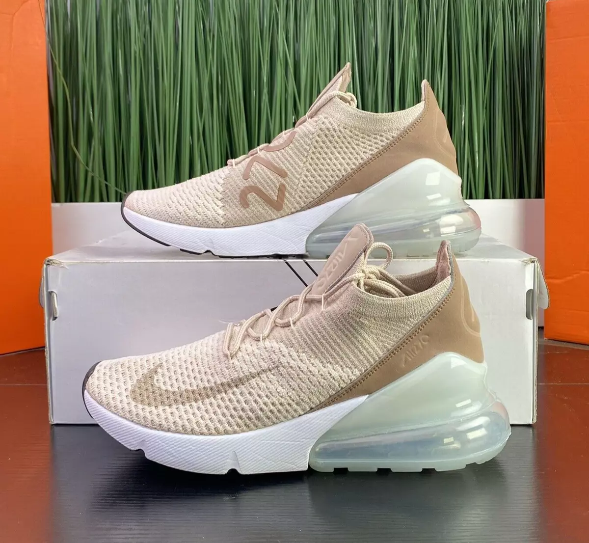 Air Max 270 Flyknit Desert Dust Womens Running Shoes AH6803-801 Size 6.5 | eBay