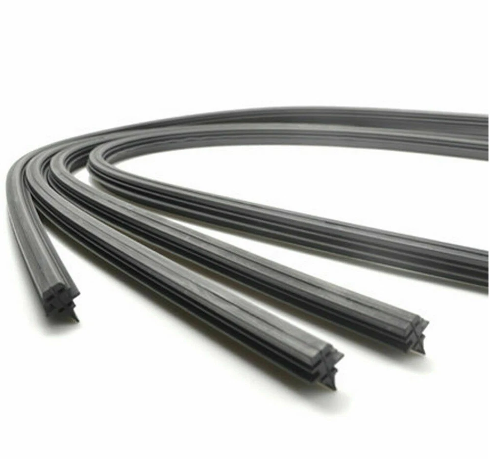 4Pcs Universal 26" Car Bus Rubber Frameless Windshield Wiper Blade Refills ] - Image 3 of 4