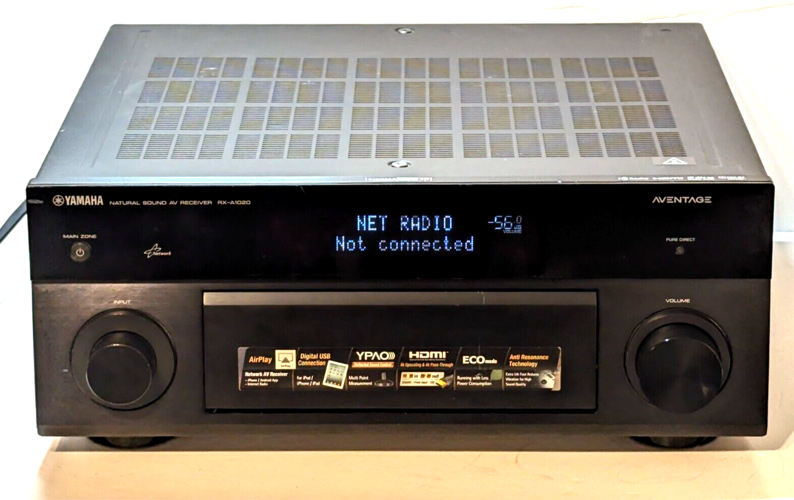 Yamaha AVENTAGE RXA1020 7.2 HDMI Net Home Theater Receiver WORKS No