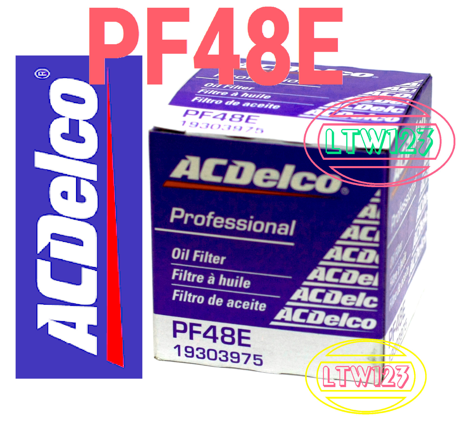 Oil Filter PF48, PF48E, PF64, PH10060, V2222, L12222, WIX 57060, WIX 57073