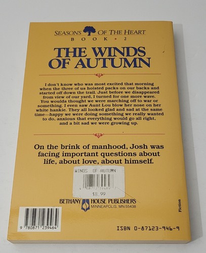 The Winds of Autumn: Seasons of the Heart Book #2 by Janette Oke-Paperback - Imagen 2 de 2