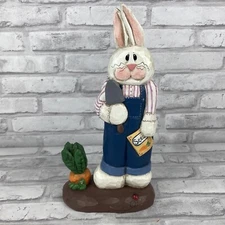 Midwest of Cannon Falls Eddie Walker Garden Bunny Gardner Rabbit 12” Figurine
