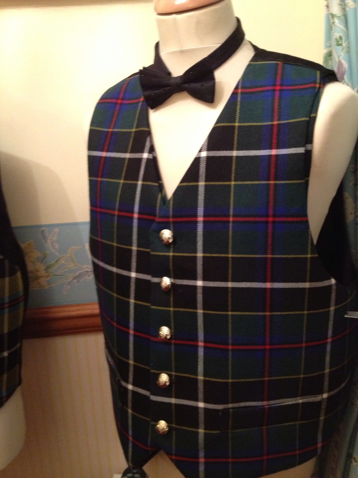 mens-waistcoat-handmade-cornish-national-tartan-cornish-hunting-tartan