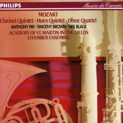 NEW SEALED MOZART Clarinet Horn Quintets Academy ASMF Chamber Ensemble CD 1989