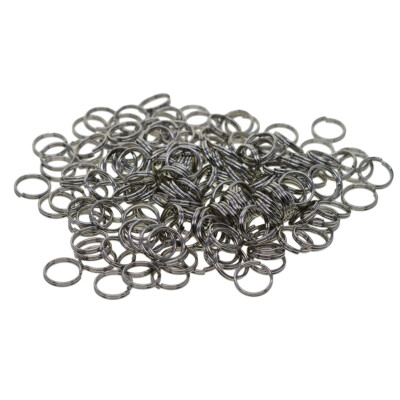 500 Stück geteilte Metallringe, Schalenverbinder für Kronleuchter, Vorhang,