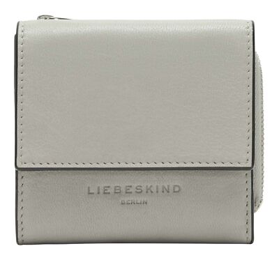 LIEBESKIND BERLIN Lila Sheep Natural Alva Wallet M Geldbörse Steel Neu