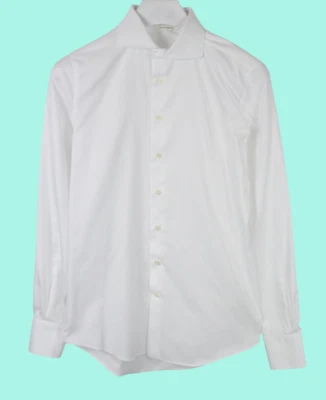 Chemise Formelle Extra Slim Fit Suitsupply Pour Homme Taille M Col Cutaway Blanc - Photo 1/4